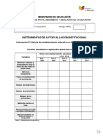 Historia de matrícula y rendimiento de 5 años