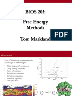 BIOS 203: Free Energy Methods Tom Markland