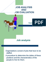 Job Analysis and Evaluation