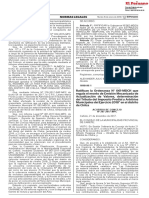 Ratifican la Ordenanza N° 061-MDCH que regula el monto de Emisión Mecanizada de Actualización de Valores determinación del Tributo del Impuesto Predial y Arbitrios Municipales del Ejercicio 2018 en el distrito de Chilca