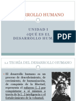 Unidad I ¿Qué Es El Desarrollo Humano?