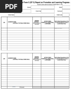 School Form 5 Report On Promotion and Learning Progress Achievement