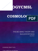 The Big Bang Theory and Nucleosynthesis