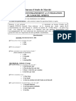 Exercice Sphinx SPSS