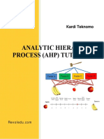 AHP Tutorial by Kardi Teknomo