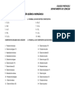 Ejercicios de Formulación