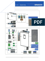 Part list of door and freezer compartments for RT53H6631SL/EM refrigerator