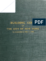 NYC 1922 Building Code