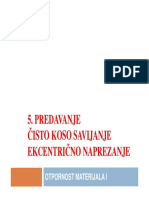 5.predavanje-KOSO SAVIJANJE I EKSCENTRICNI PRITISAK PDF
