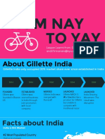 Case Study Gillete India Good