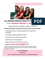 Womens Day Flyer 2018