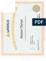 Safetalk Certificate