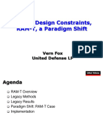 System Design Constraints, RAM-T, A Paradigm Shift: Vern Fox United Defense LP