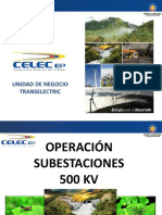 Operación SE 500 KV