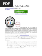 Media Player Codec Pack 4.4.7.111