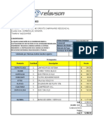 Reemplazo de compresor y limpieza de sistema frigorífico por daños en presupuesto