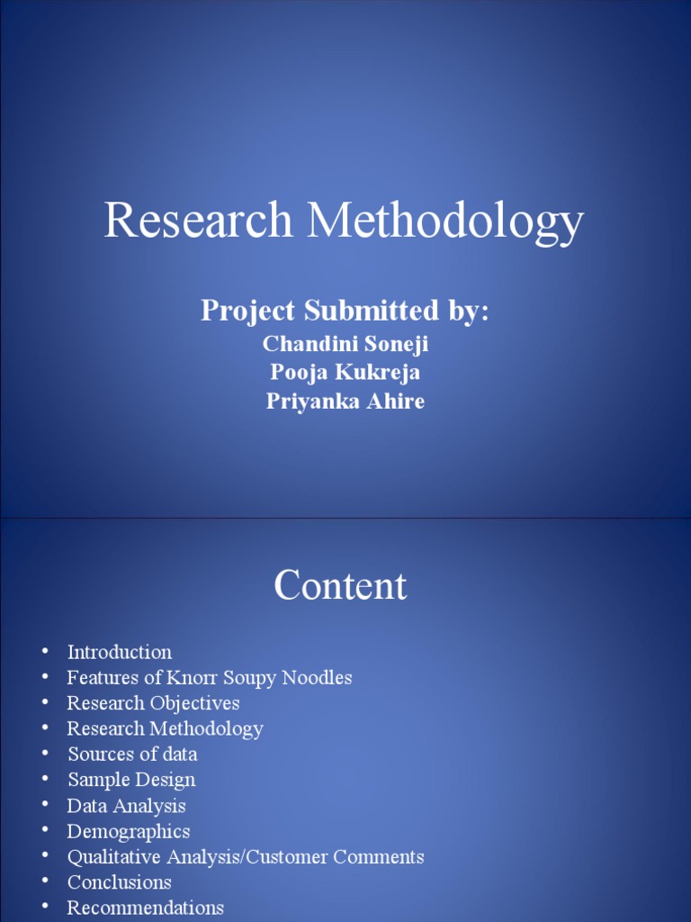Research Methodology: Project Submitted by | PDF | Art