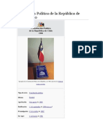 Constitución Política de La República de Chile de 19802222222222222