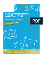 Doing Mathematics With Your Child, Kindergarten To Grade 6, A Parent Guide - 1