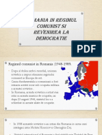 Romania in regimul comunist si     revenirea la democratie.pptx