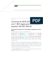 Concurso Do IBGE 2018