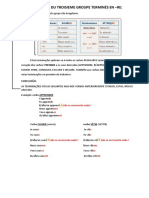 Verbes Du Troisieme Groupe Terminés En