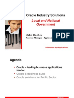 Oracle Industry Solutions: Local and National Government