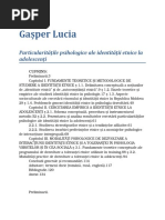 Gasper Lucia - Particularitatile Psihologice Ale Identitatii Etnice La Adolescenti