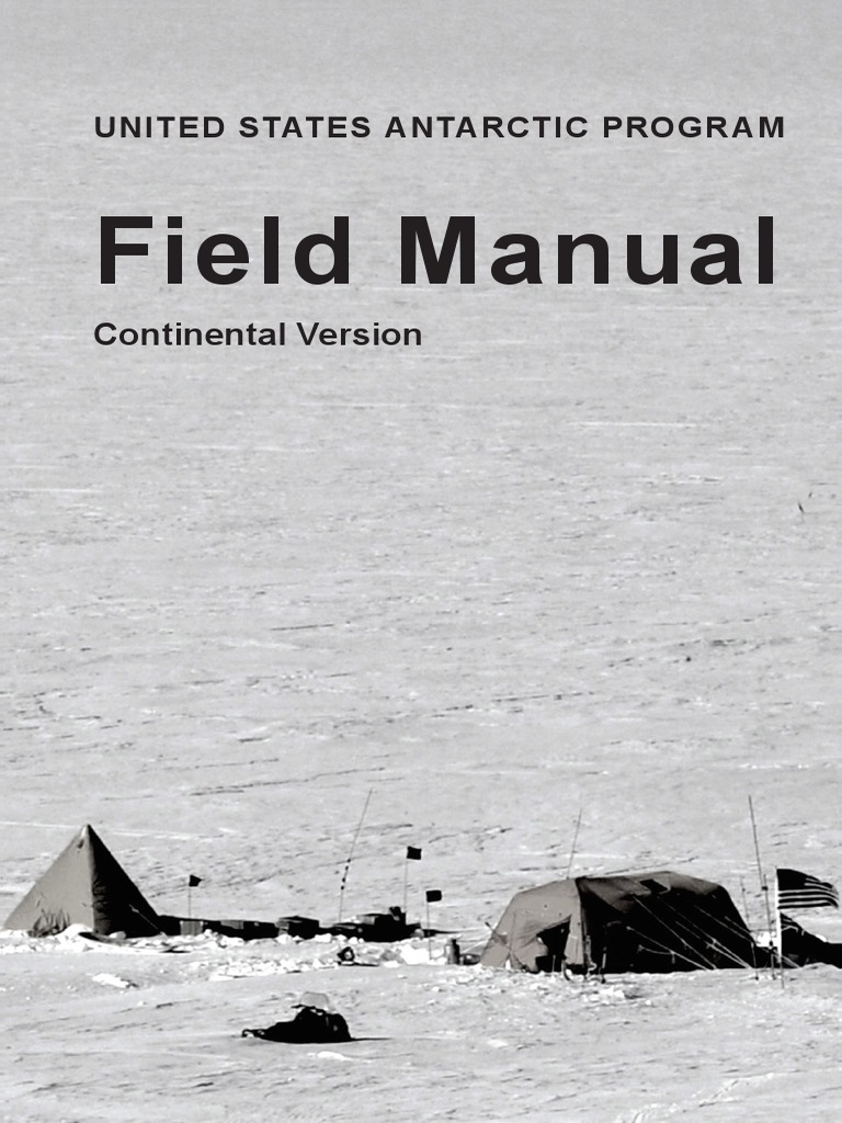 USAP Continental Field Manual | PDF | Treaty | Antarctica