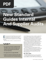 New Standard Guides Internal and Supplier Audits