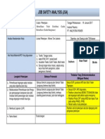 Job Safety Analysis (JSA)