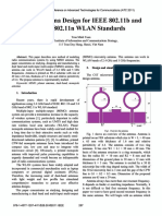 New Antenna Design For IEEE 802.11b and IEEE 802.11n WLAN Standards