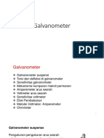 GALVANOMETER] Galvanometer dan Aplikasinya