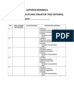 Laporan Membaca