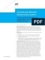 CommScope Network Infrastructure Sys Extended Warranty FM-111043-En
