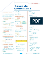 Leyes de Exponentes I