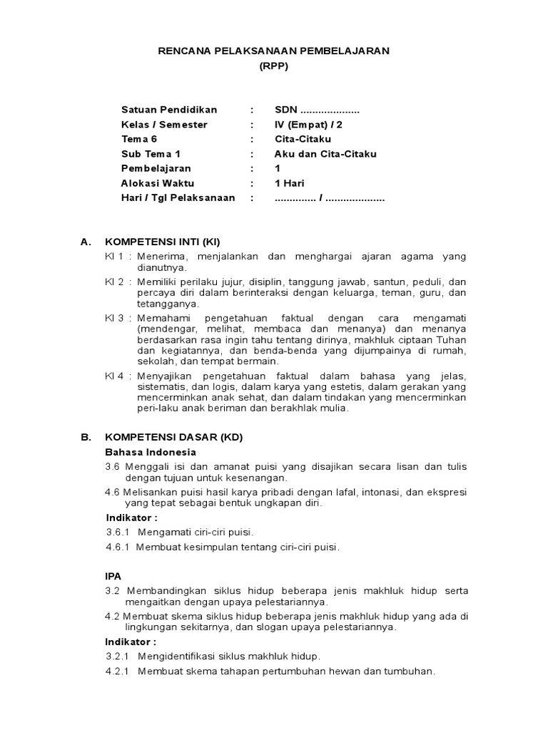 18 Puisi Cita Citaku Ingin Menjadi Guru 2 Bait
