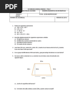 Diagnóstico Matematicas 