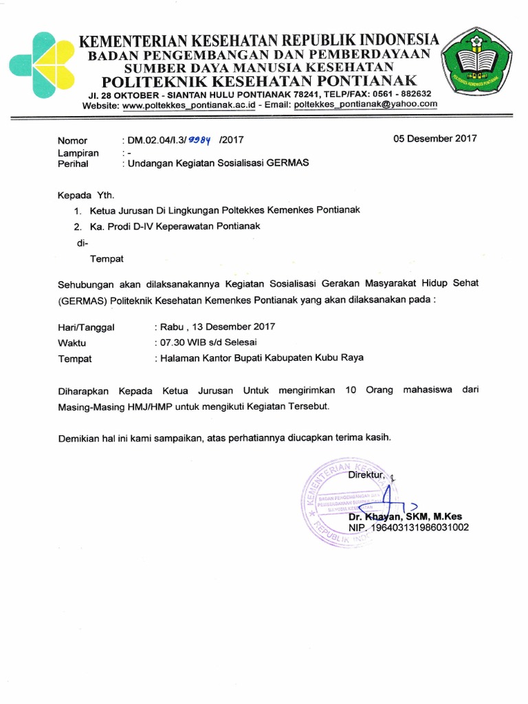 4400 Contoh Undangan Germas Gratis Terbaik