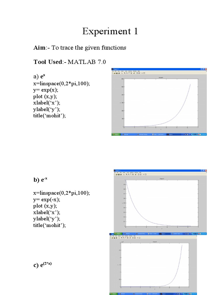 MATLAB Function Plotting Guide | PDF | Teaching Methods & Materials ...