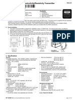 SIGNET 8850-2 Conductivity/Resistivity Transmitter: Caution!