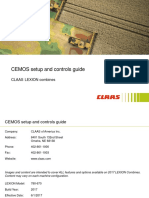 CEMOS Setup and Controls Guide: CLAAS LEXION Combines
