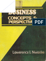 Business Concepts and Perspectives