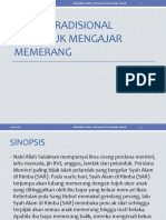 Prosa Tradisional Pelanduk Mengajar Memerang