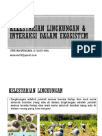 Kelestarian Lingkungan & Interaksi Dalam Ekosistem