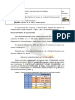 Relatório Troca Do Tanque de Combustível Por Copo de Leite Fermentado PDF