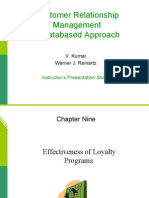Customer Relationship Management A Databased Approach: V. Kumar Werner J. Reinartz