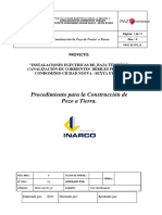 PROC-02-PPC - IE - Procedimiento para La Construccion de Pozo A Tierra PDF