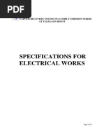 11.specifications For Electrical Works