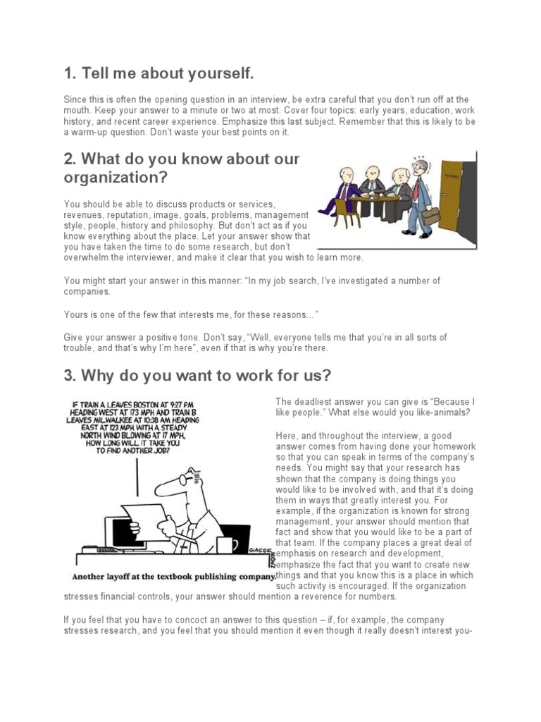 Top 25 Interview Questions Explained | PDF | Career & Growth